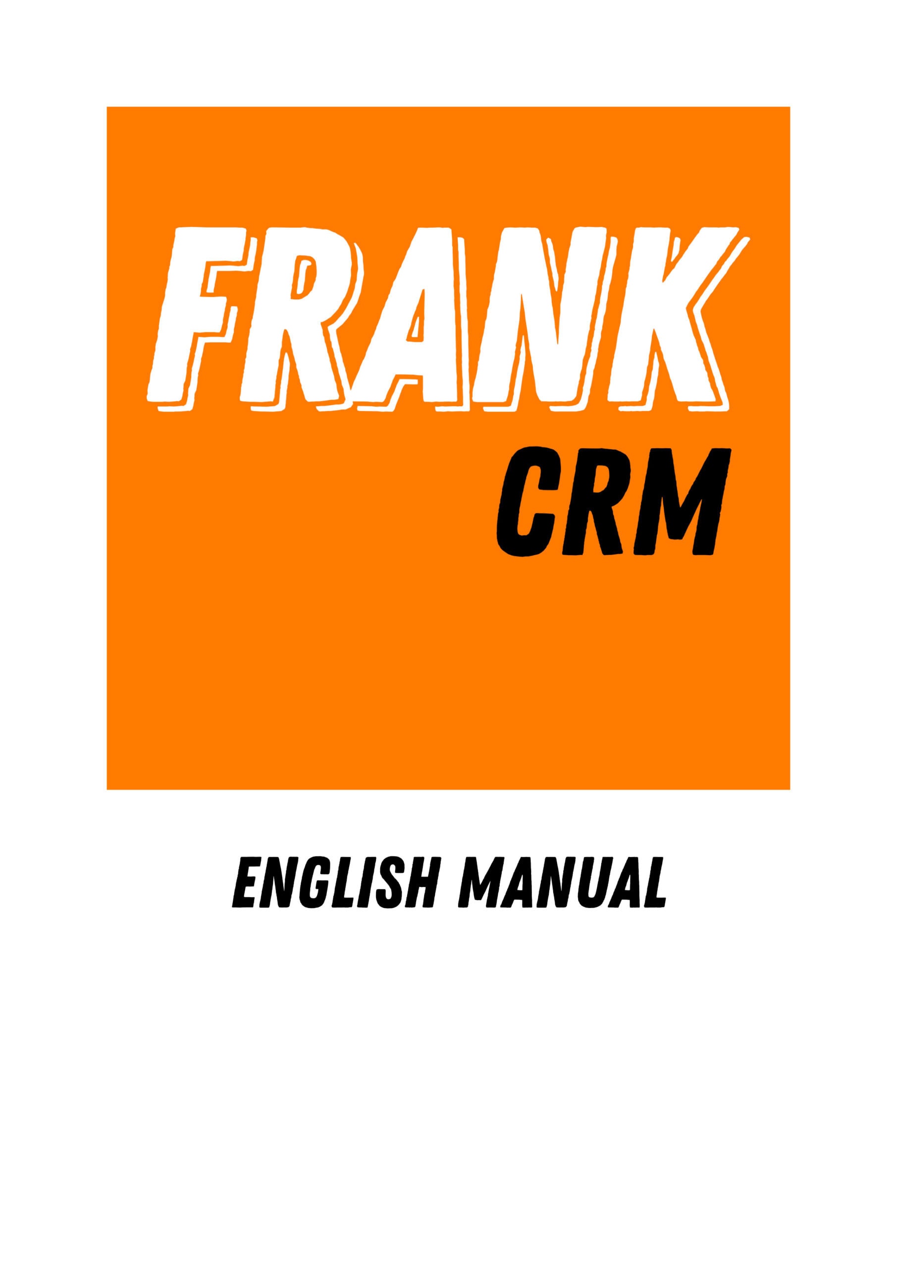 FrankCRM Manual (English)